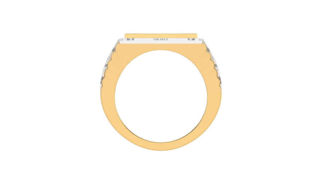 RectaForm - 925 Sterling Silver Men’s Rectangular Ring