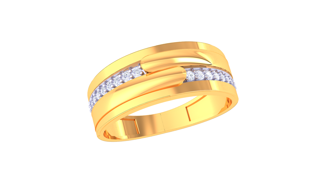 Elegant 925 Silver Couple Rings Set for Girls and Boys – Rose Gold & Gold Love Bands