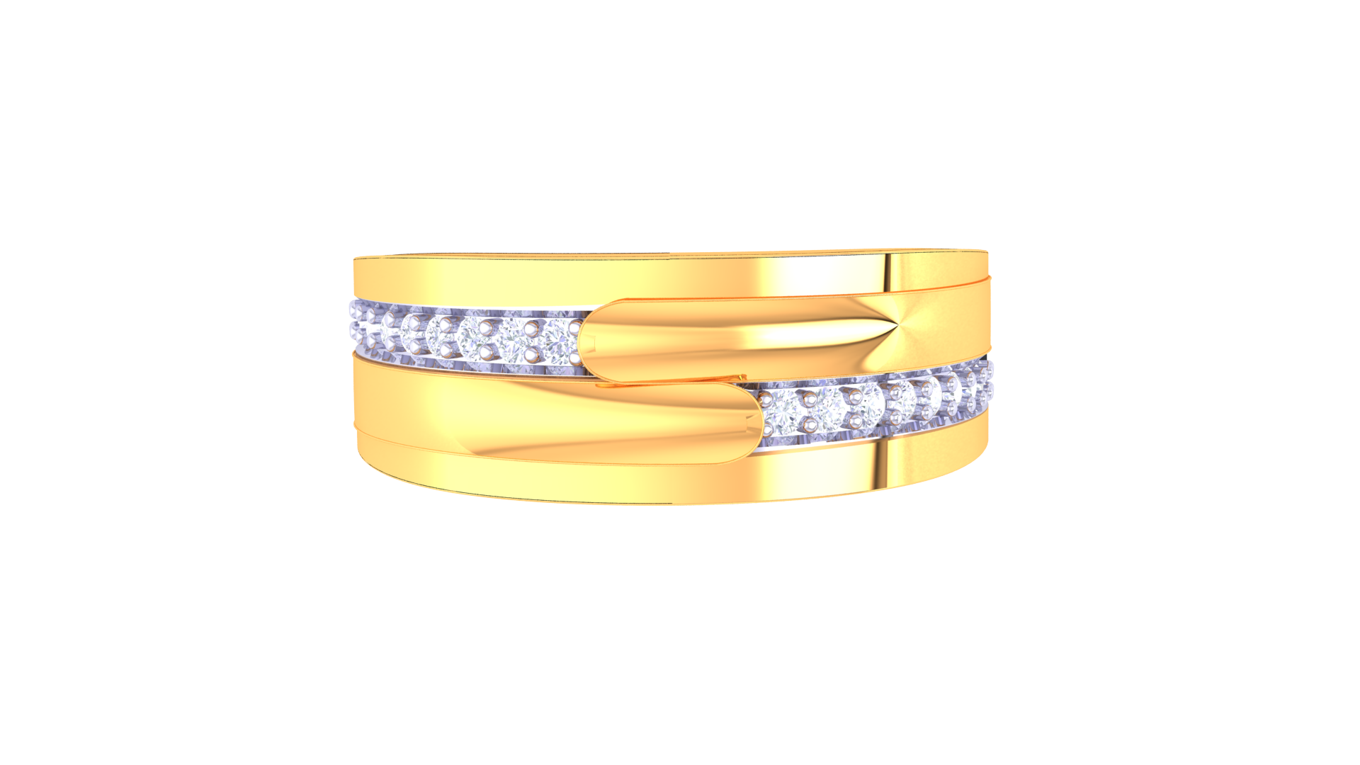 Elegant 925 Silver Couple Rings Set for Girls and Boys – Rose Gold & Gold Love Bands