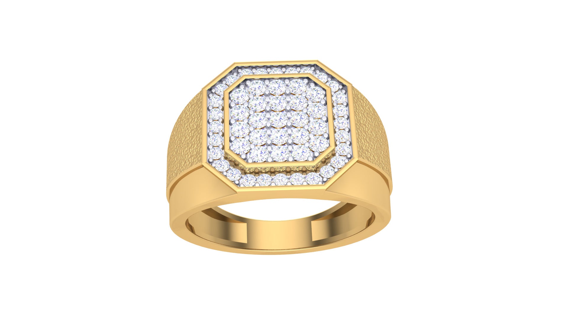EdgeCurve - 925 Sterling Silver Men’s Ring