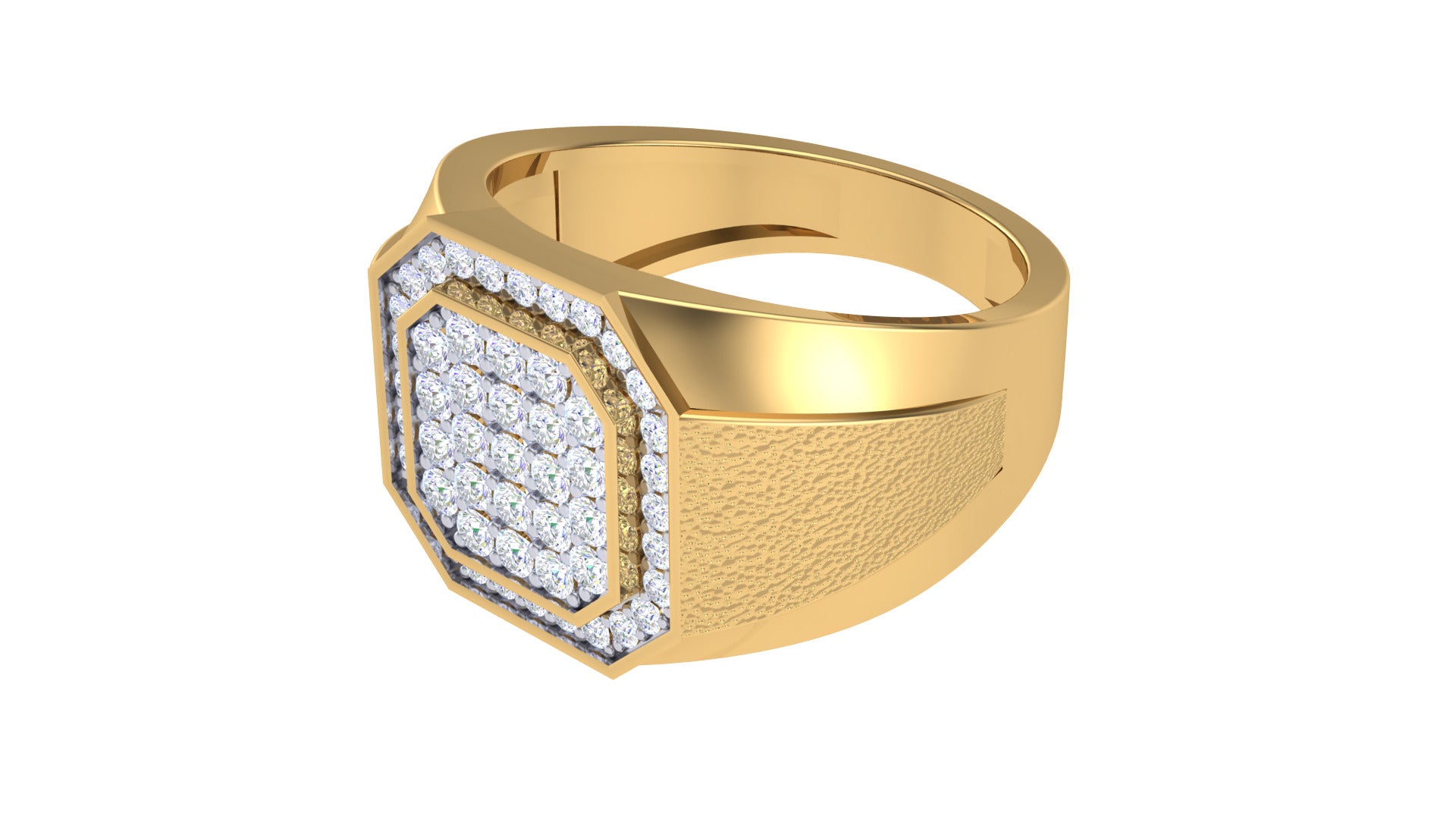 EdgeCurve - 925 Sterling Silver Men’s Ring