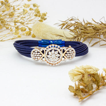 925 Silver Lotus Heritage Bracelet – Royal Traditional Design by Aneytri