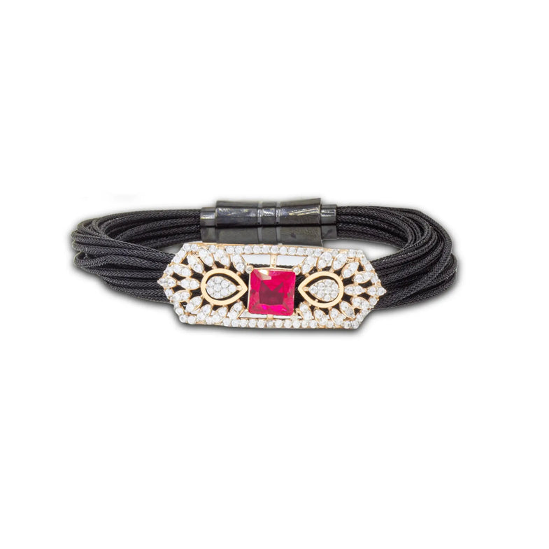 925 Silver Lotus Flame Bracelet – Traditional Royal Design by Aneytri