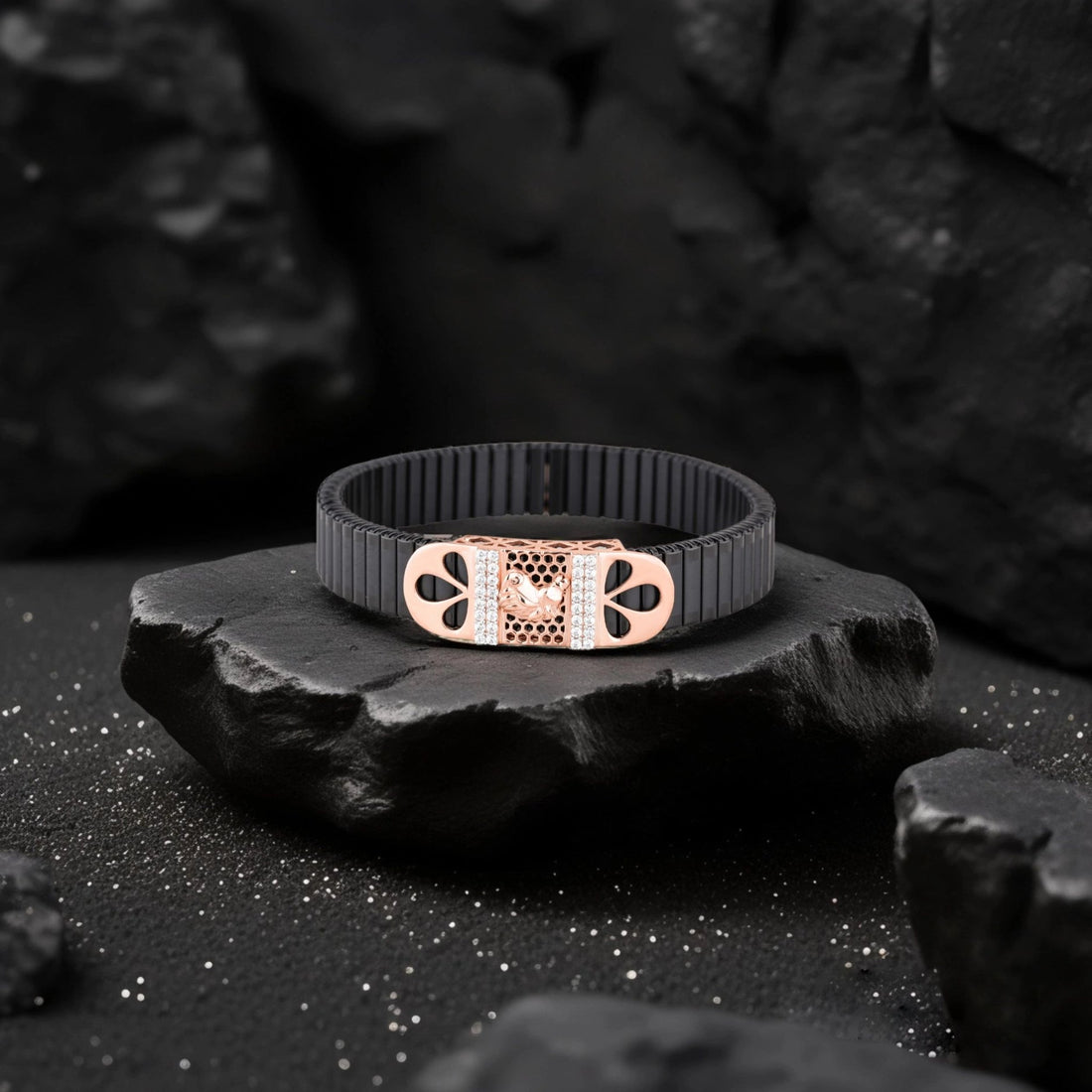 Lotus Crest 925 Silver Bracelet